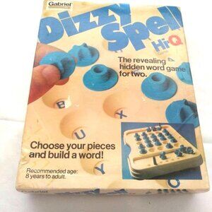 Dizzy Spell - Hi-Q Game by Gabriel 1978 Version Complete Set of this Hidden Word